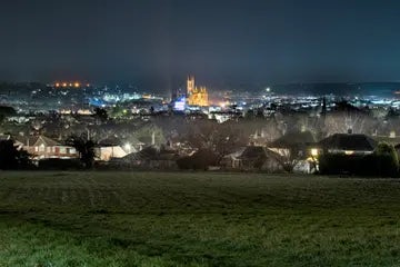 Canterbury And Cathedral Night 