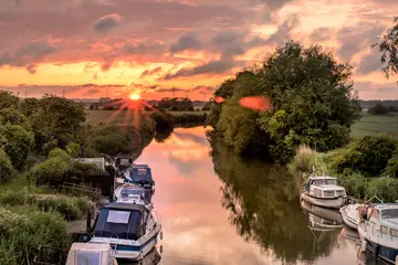 Plucks Gutter Sunset Landscape 