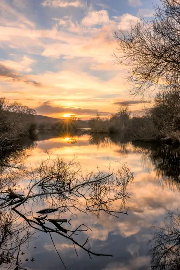 Trenley Sluice portrait