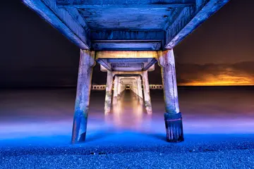 Deal Pier At Night   