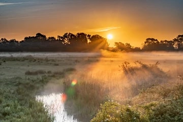 Stodmarsh First Light landscape