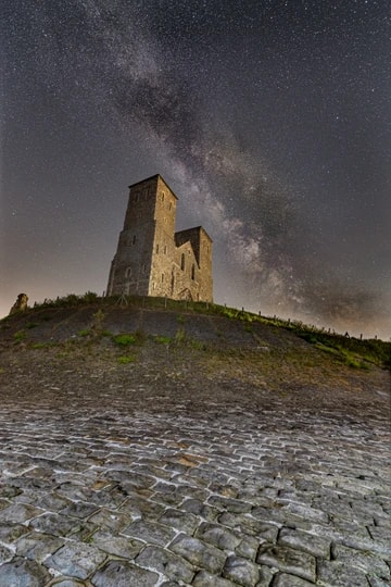 Reculver Towers Milky Way Portrait