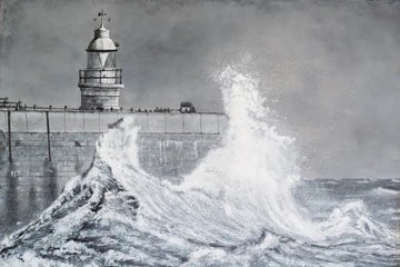 Folkestone Pier Painting 