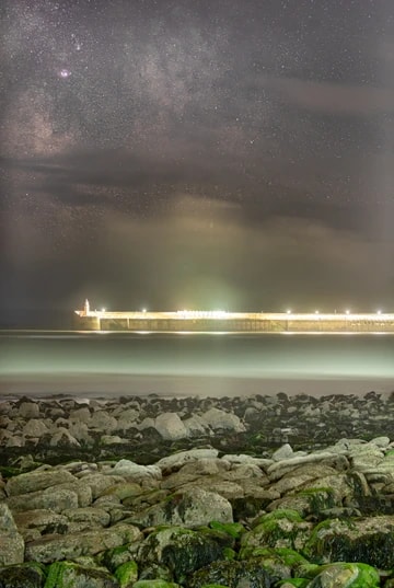 Folkestone Copt Point Milky Way And Pier