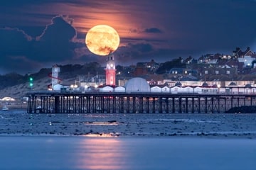 Herne Bay Moonrise From Hampton 1