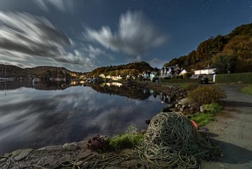 Tayvallich Lit By Moon