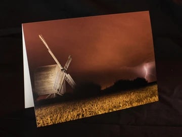 Chillenden Mill and Lightning card