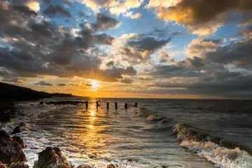 Reculver looking towards Herne Bay