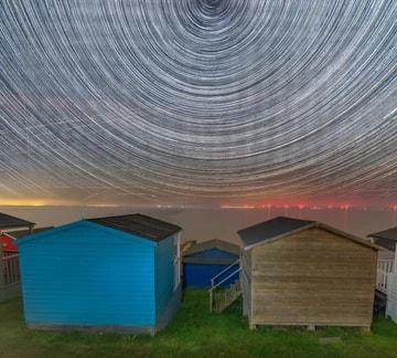 Tankerton Star Trails  (please note this is 10 x 9 not 1:1 ratio)