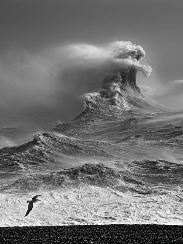 Folkestone Rotunda Storm portrait