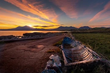 Sunrise at Gurteen Pier, Connemara