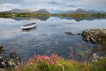 Derryherbert, Connemara, Looking Towards Twelve Bens.