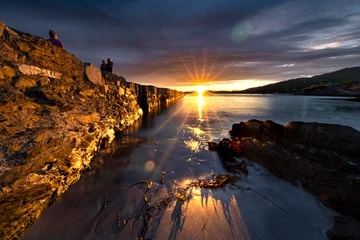 Ireland Derrynane Harbour Sunset 2023 