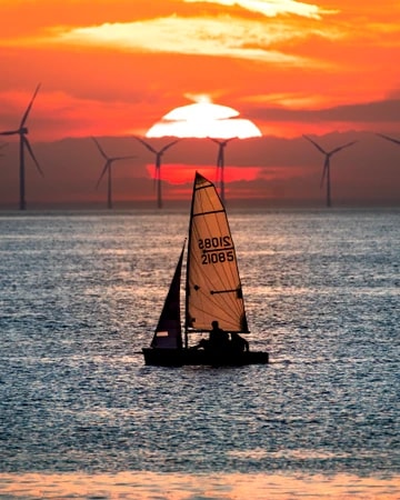 Minnis Bay Yacht at Sunset