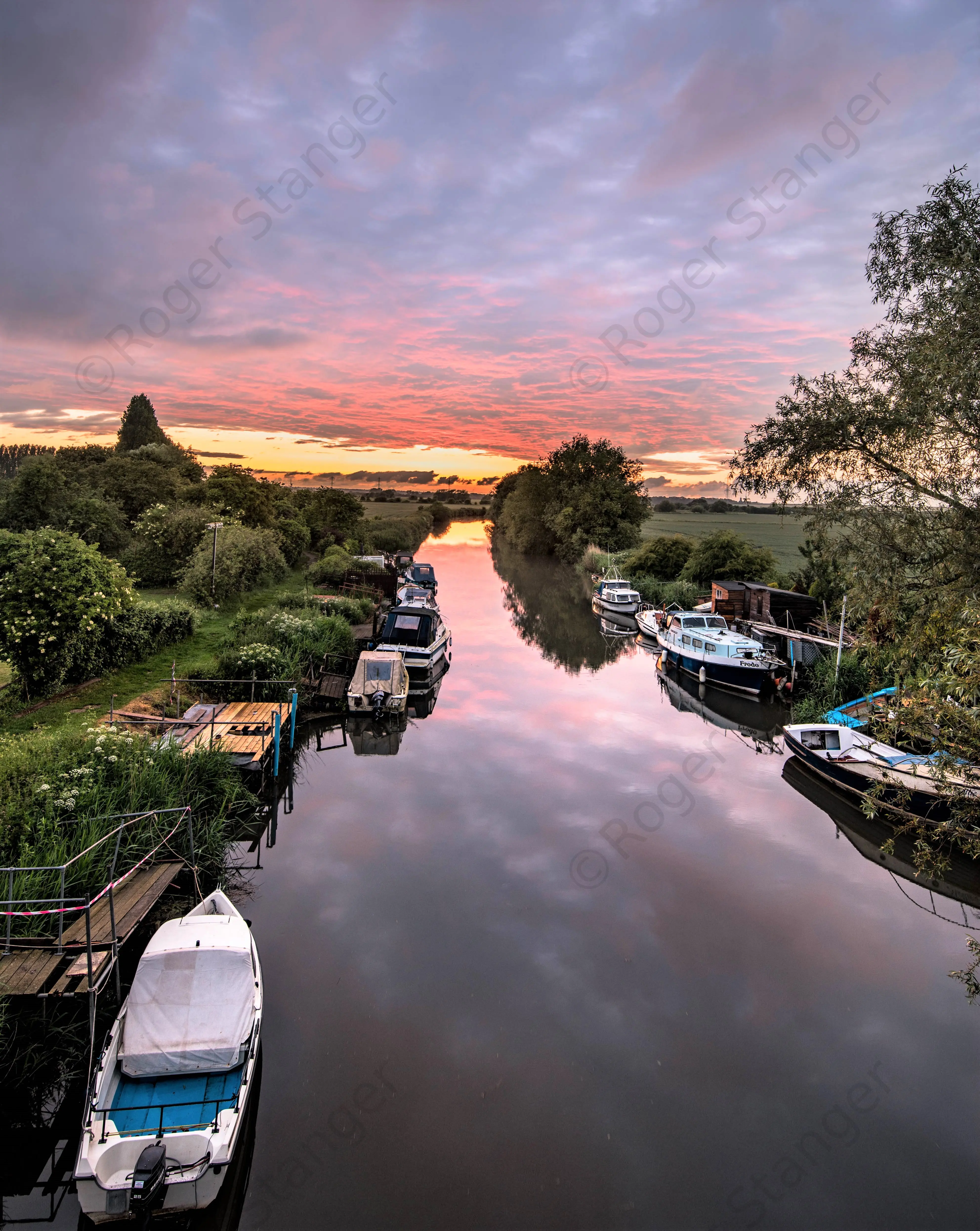 Plucks Gutter sunset Portrait    