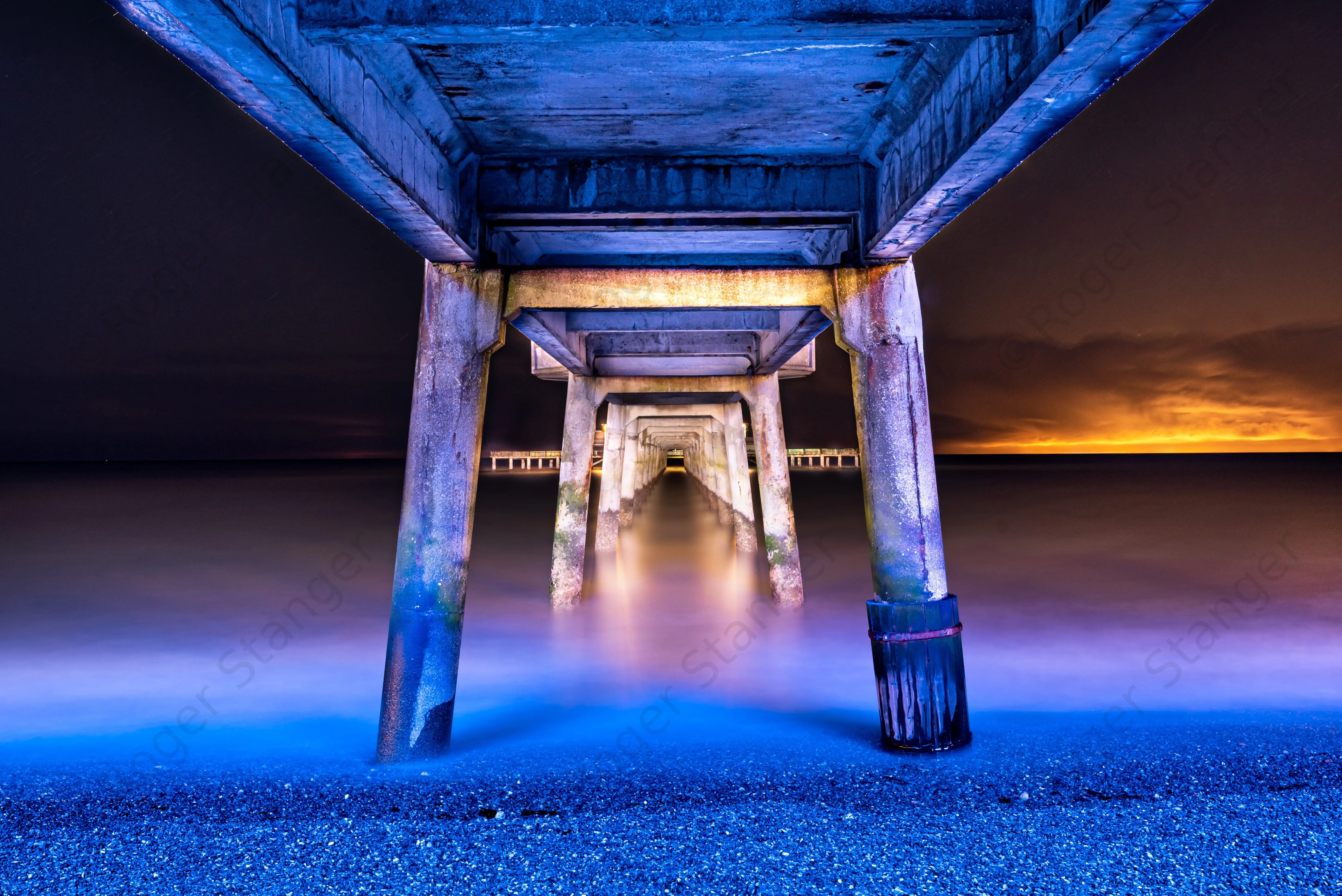 Deal Pier At Night   