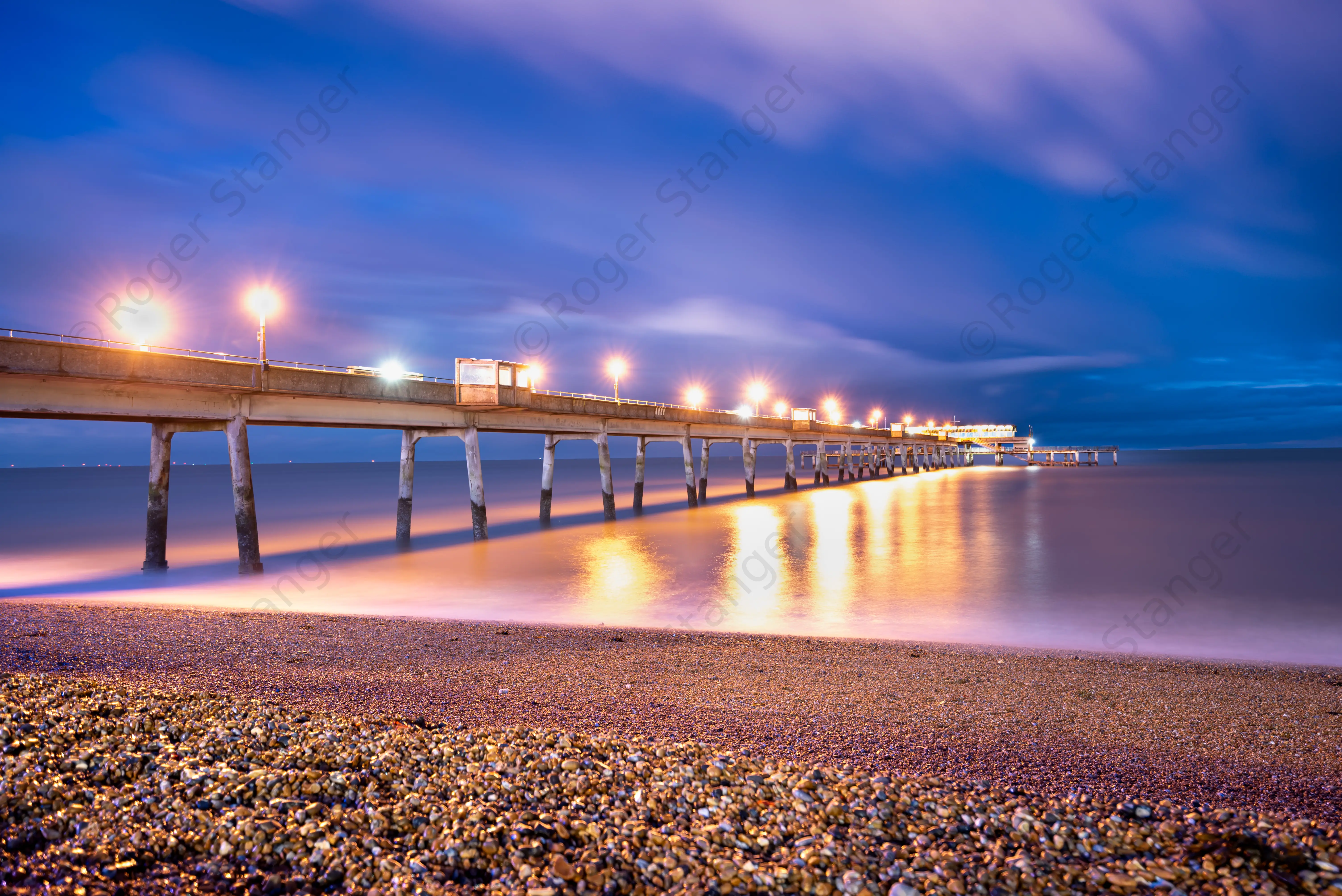 Deal Pier Evening Lights