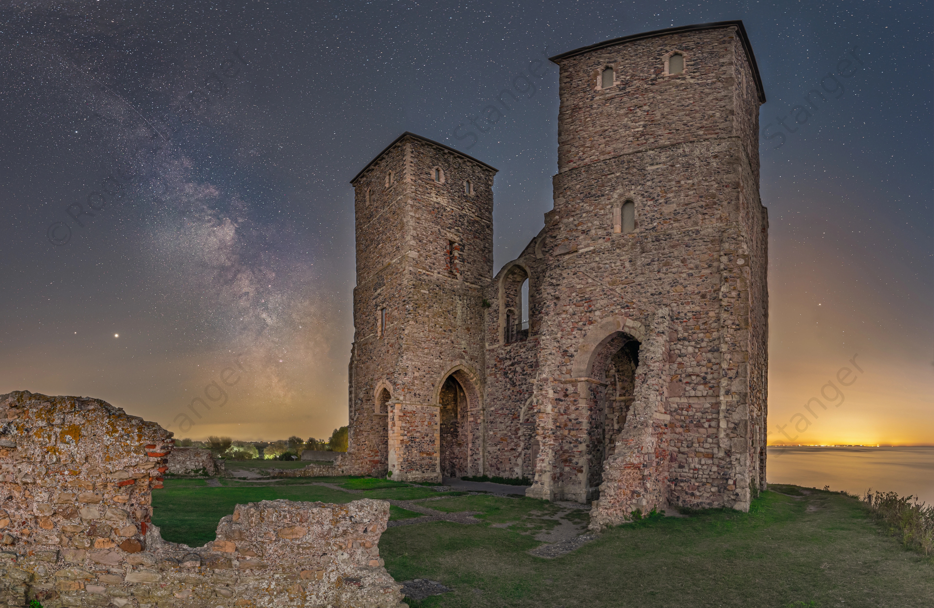 Reculver Towers Under Milky Way