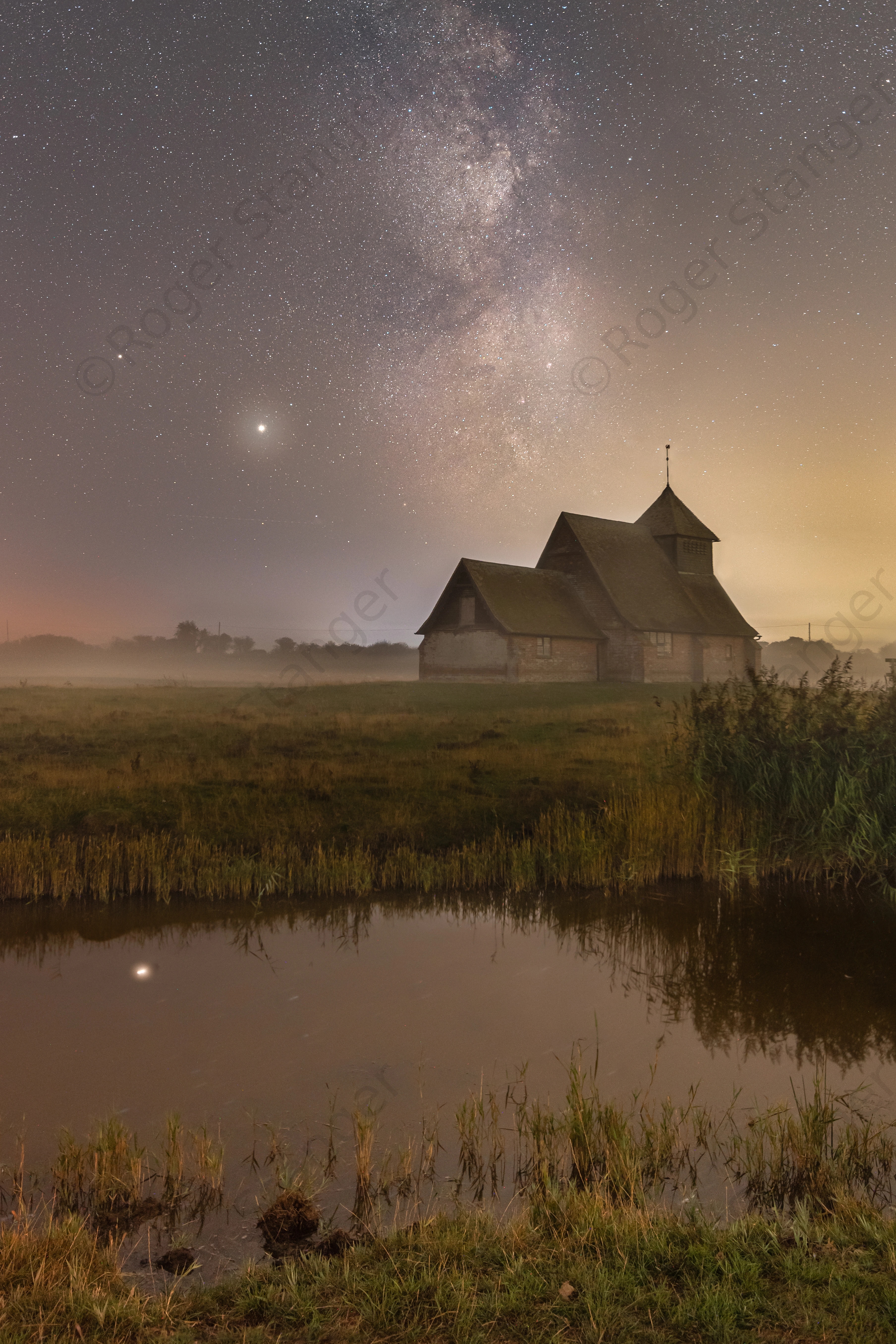 Fairfield Milky Way Portrait St. Thomas Becket Church