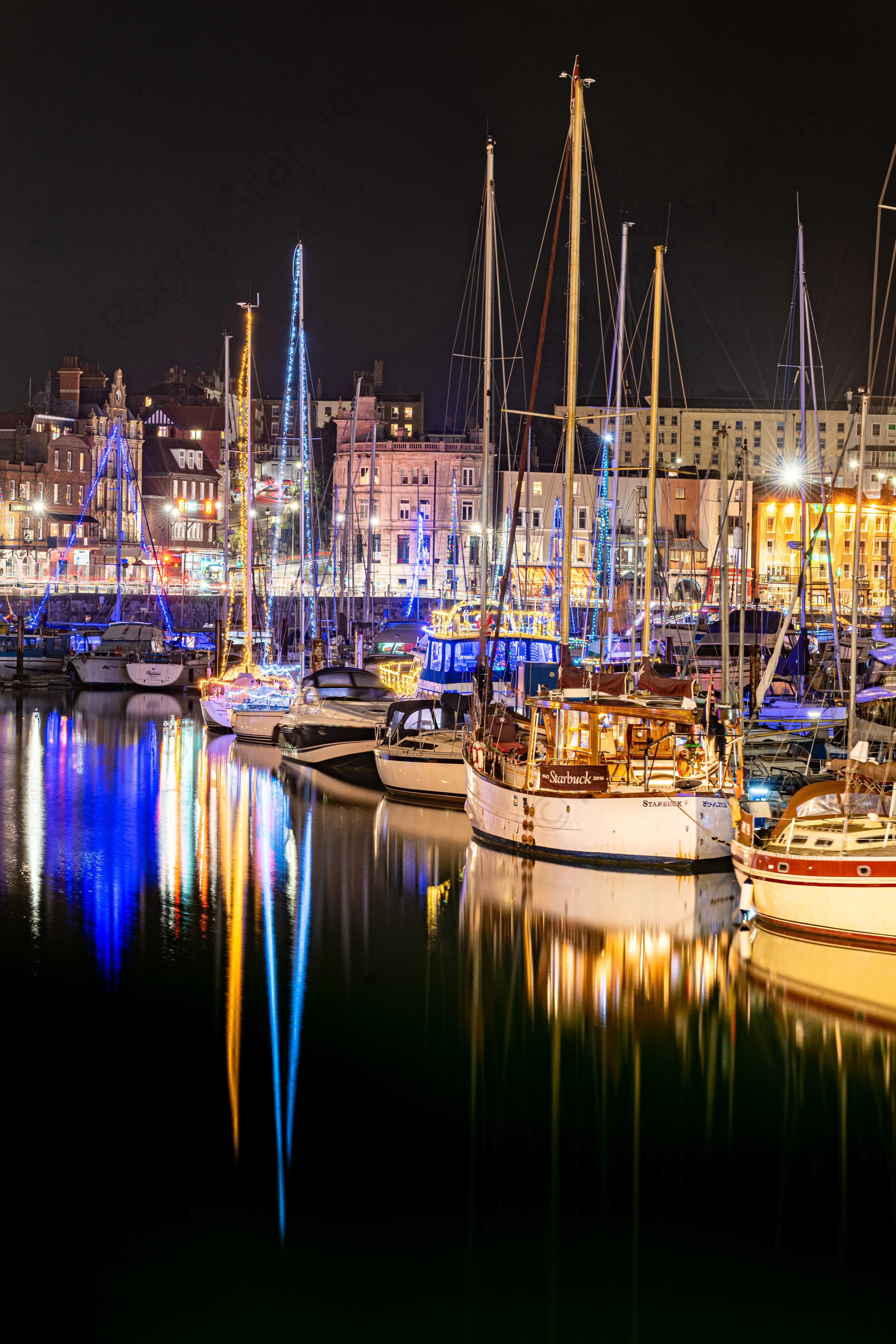 Ramsgate Xmas Lights Portrait 2