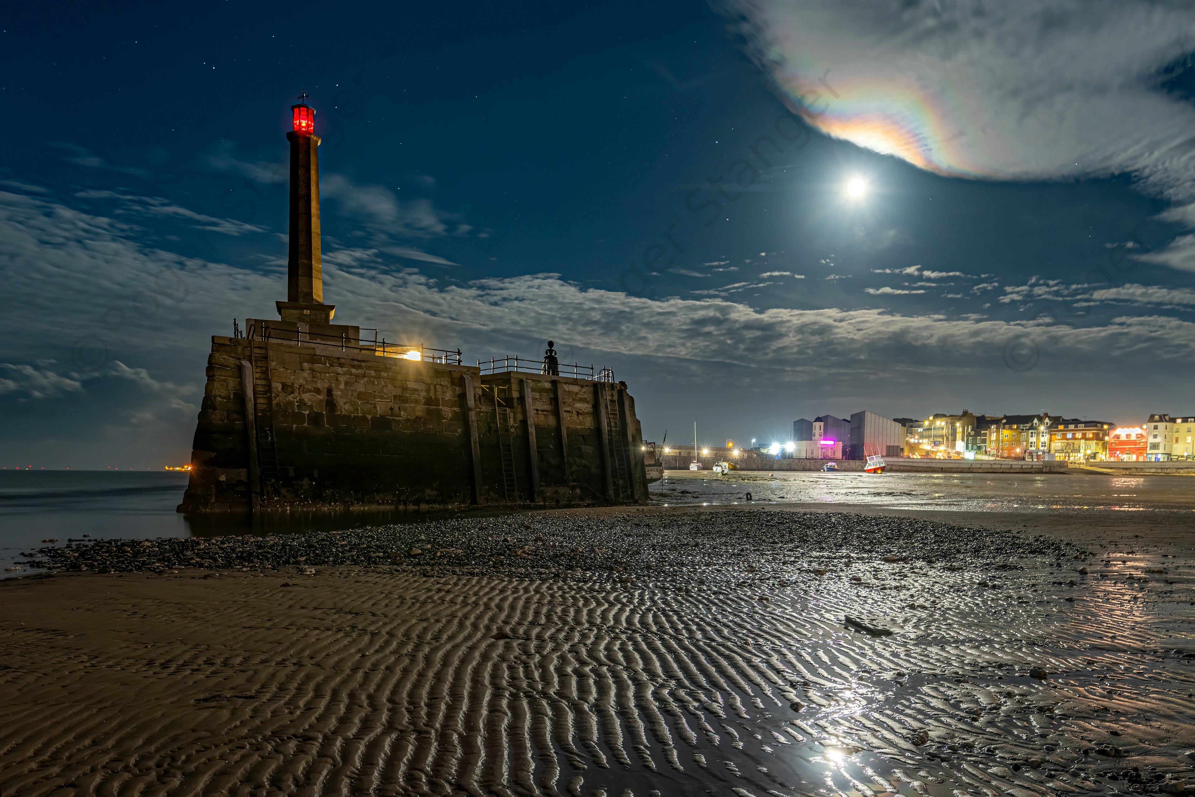 Margate And Rainbow Moon
