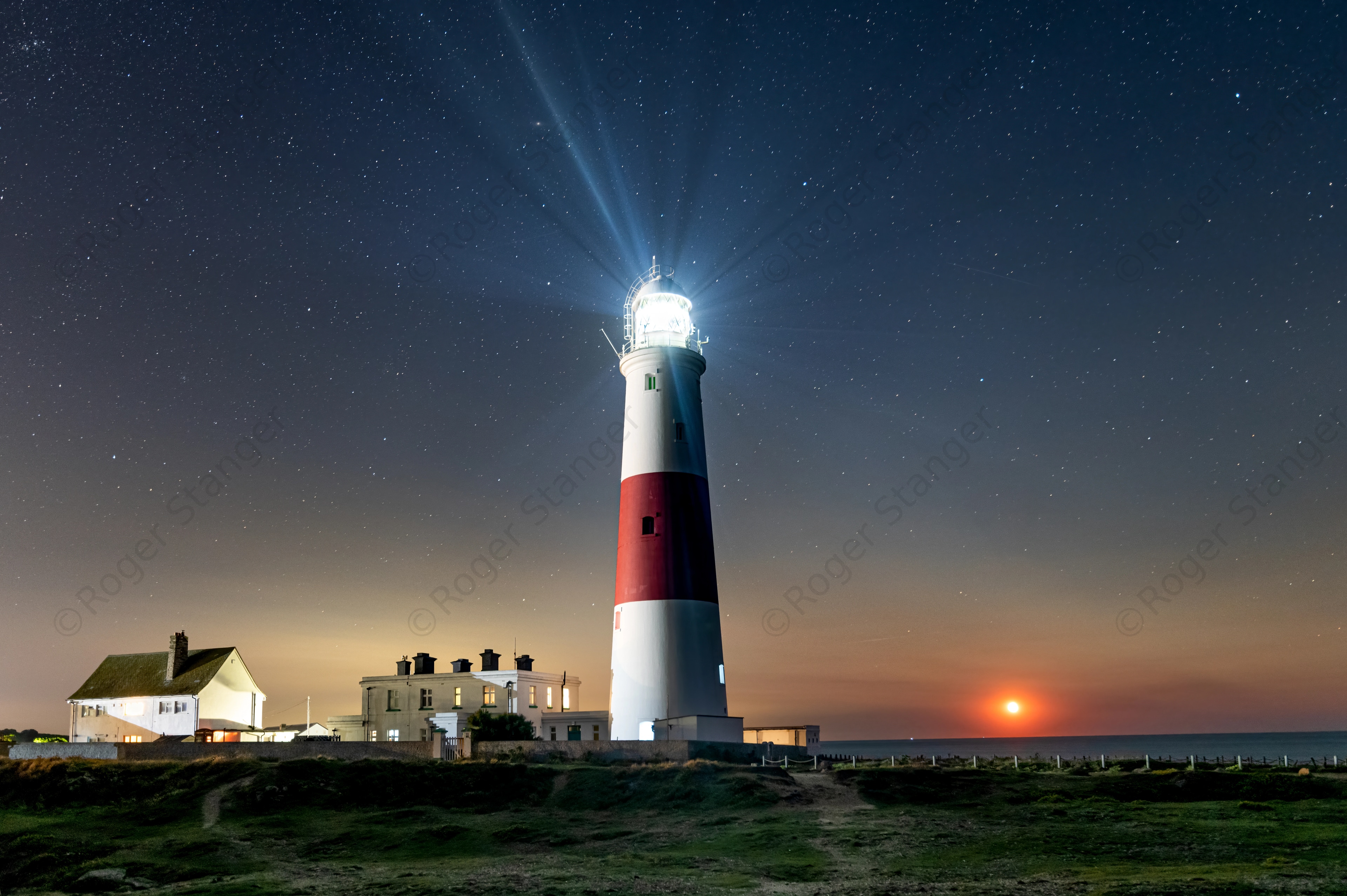 Portland Bill And Moonrise 15mm