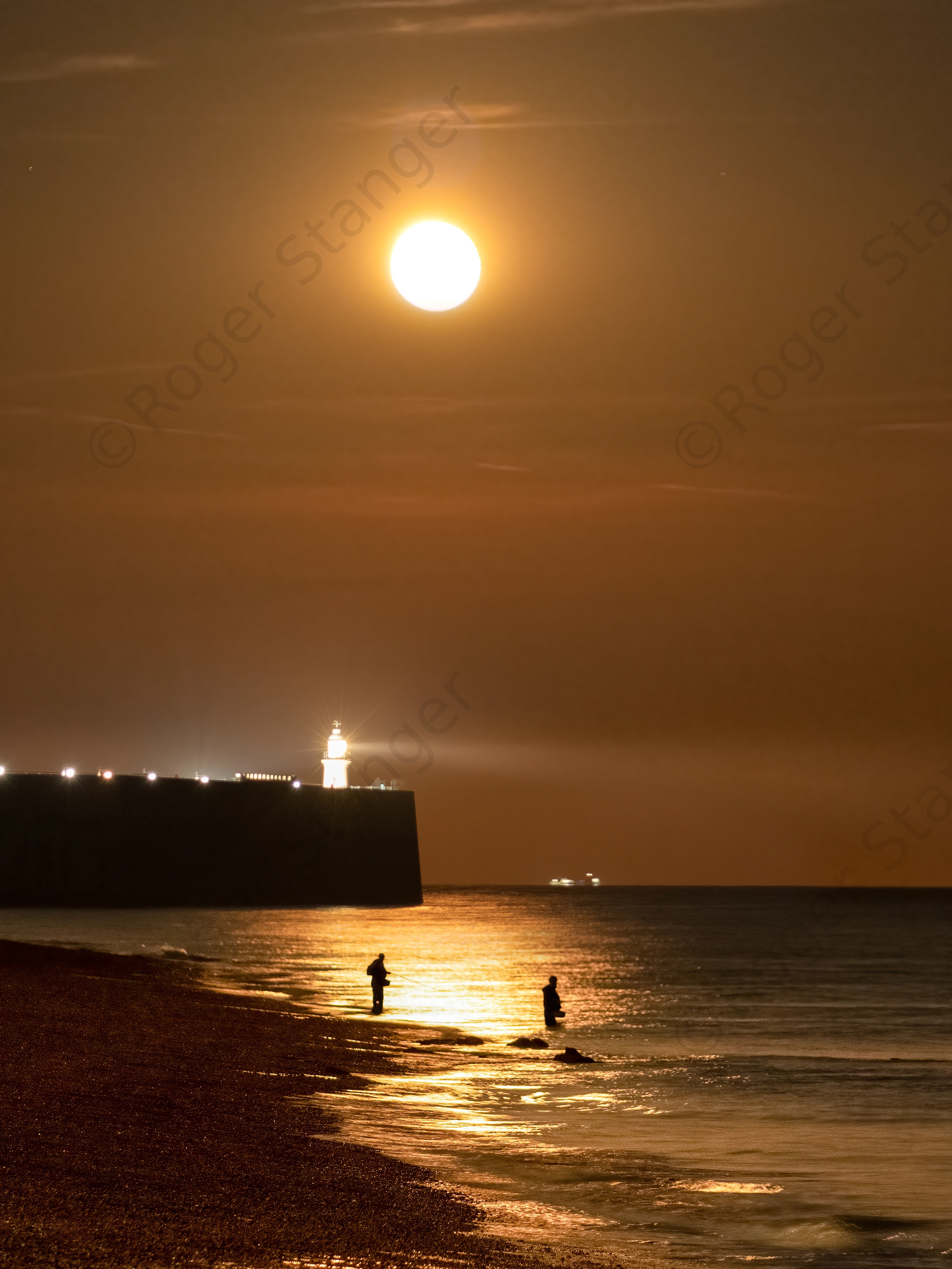 Folkestone Rotunda Fishing Under The Harvest Moon 