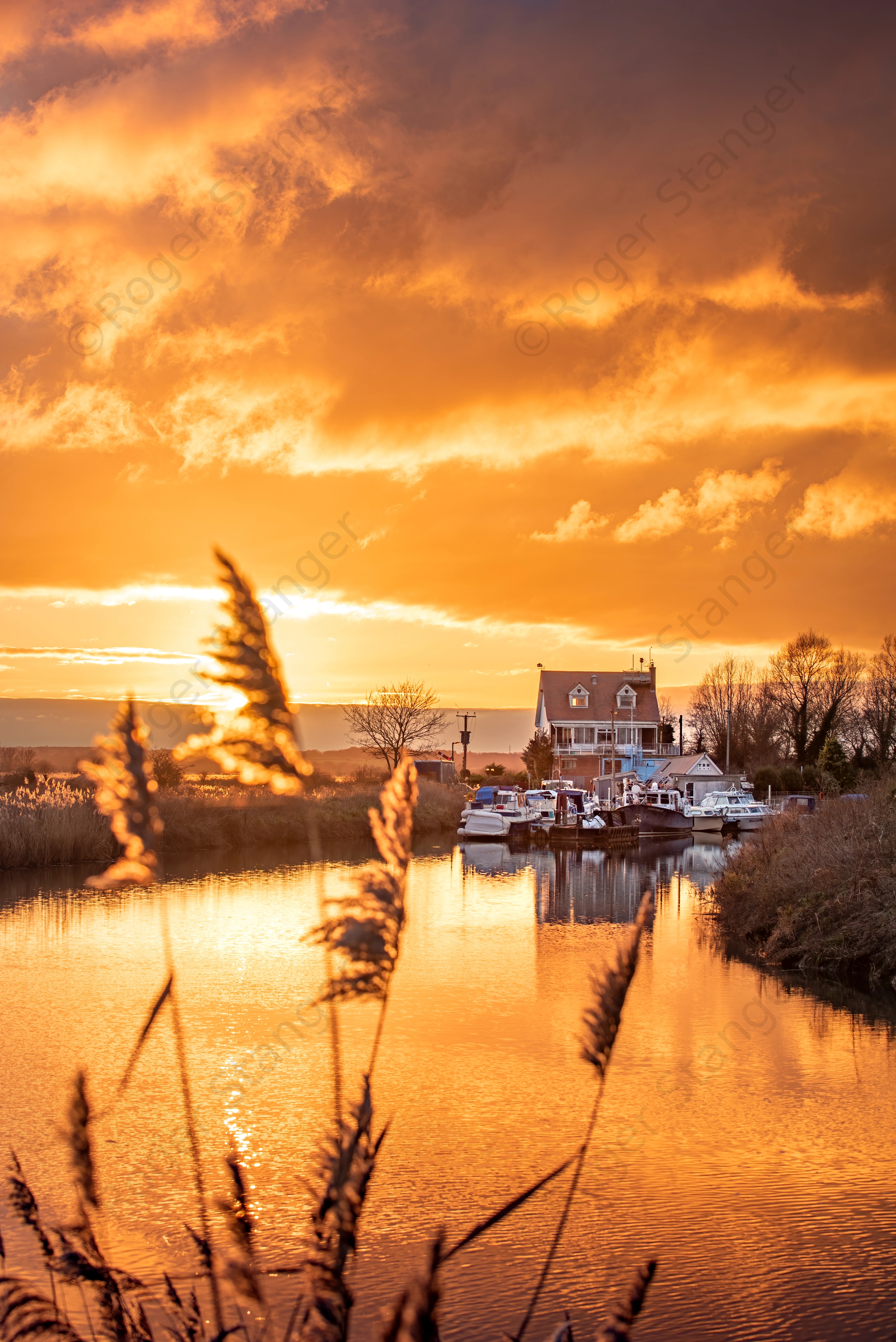 Grove Ferry Boathouse Portrait