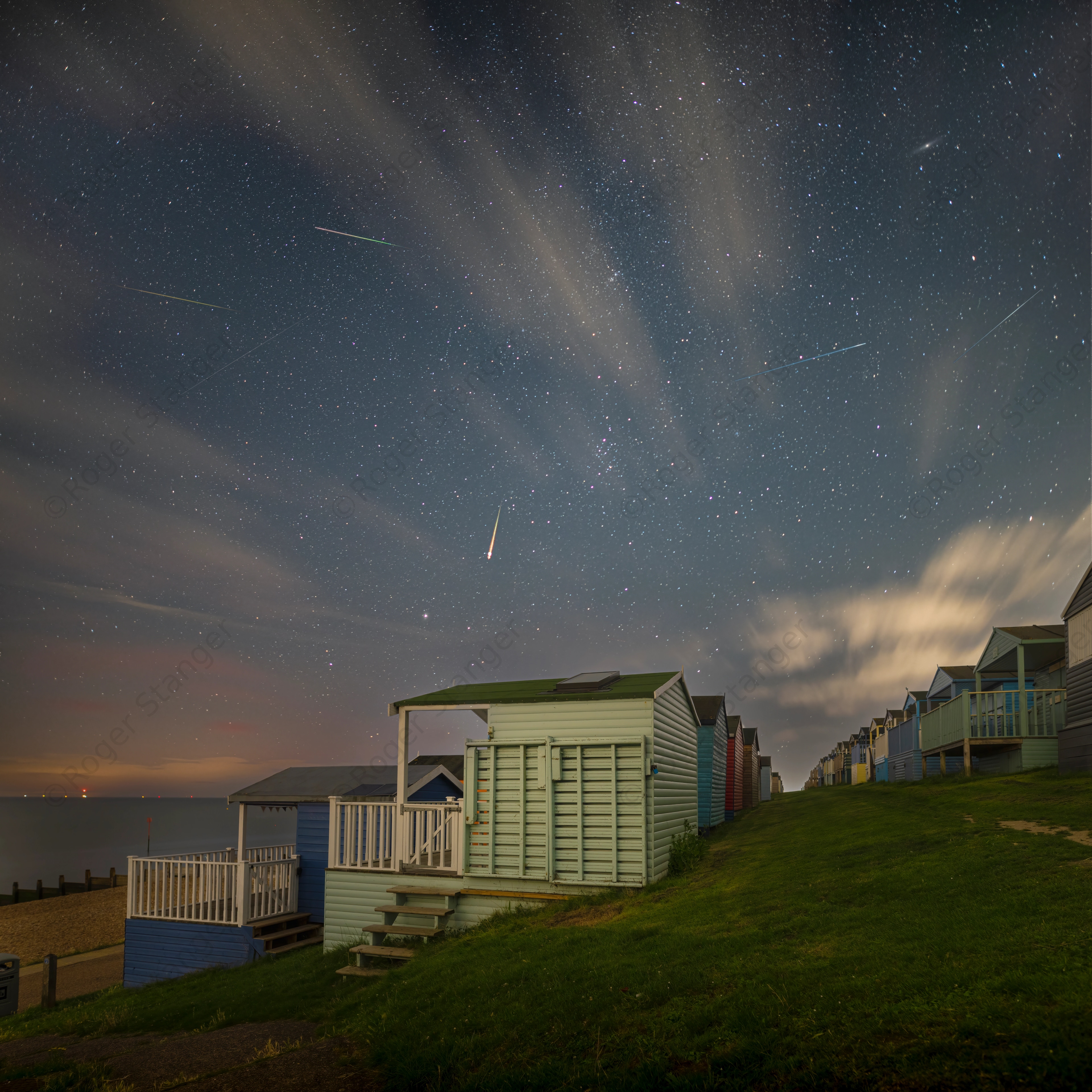 Whitstable Tankerton Slopes Persied Meteor Shower