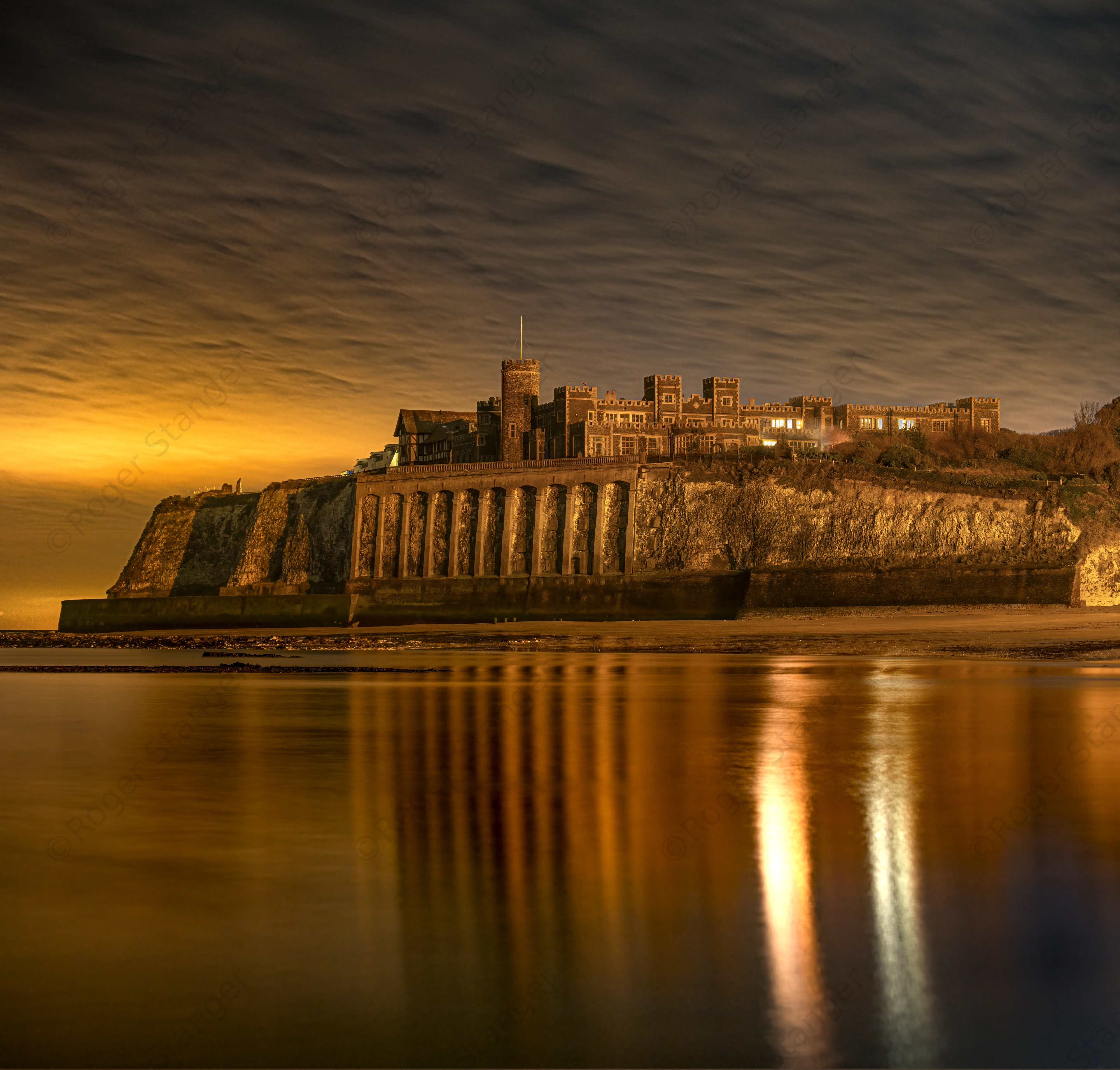 Kingsgate Castle At Night 