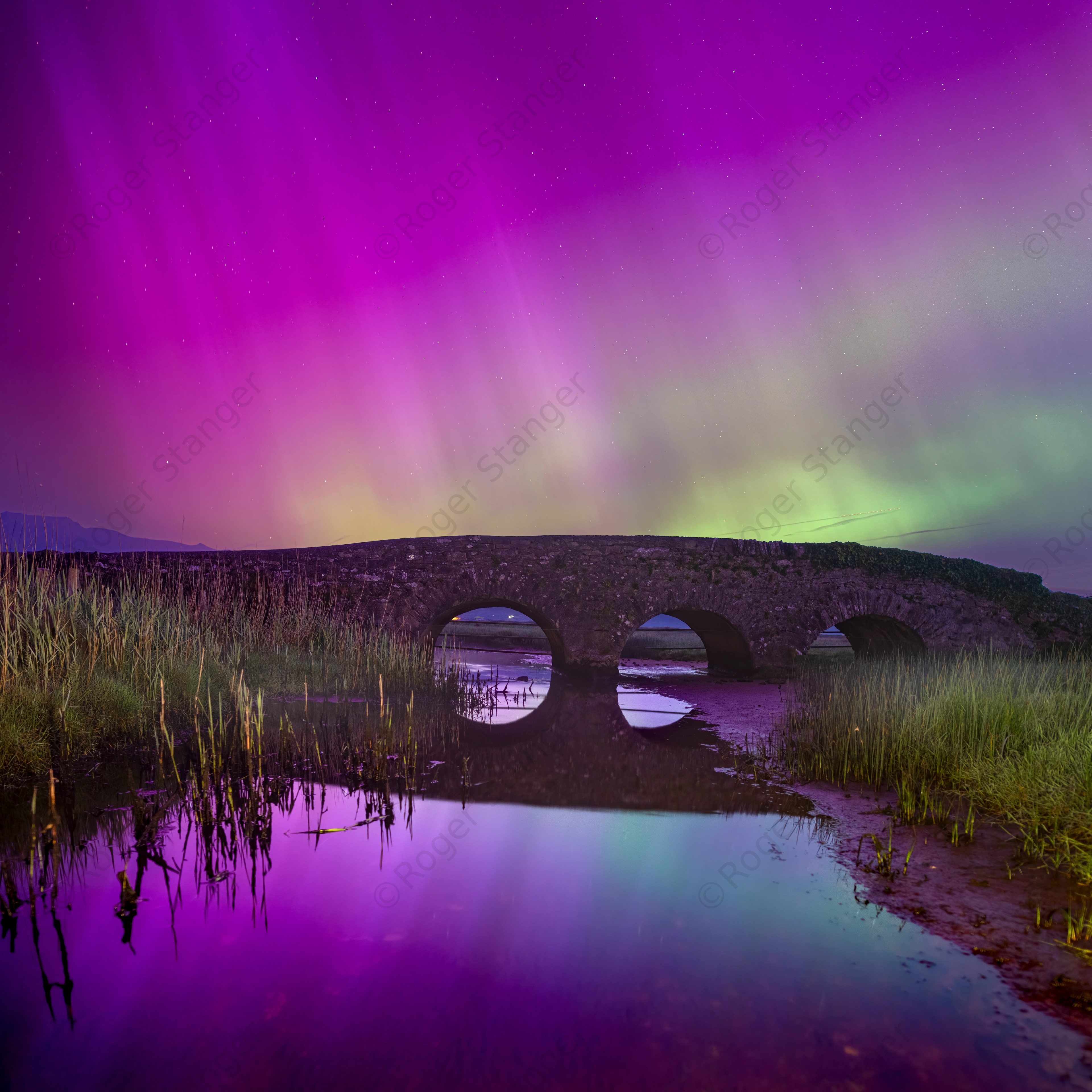 Ireland Aurora And Fermoyle Bridge 