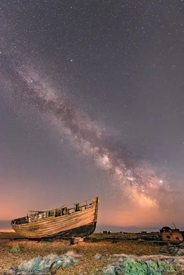 Dungeness Leonard Prebbles Boat Milky Way Portrait