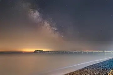 Deal Pier And The Milky Way