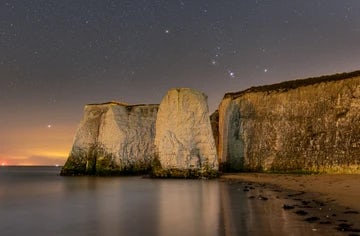 Botany Bay Stacks And Orion