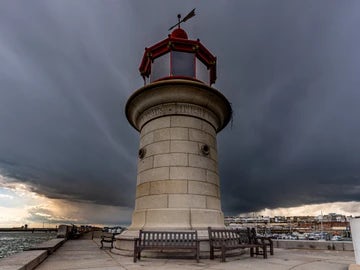 Ramsgate Lighthouse Storm Approaching 