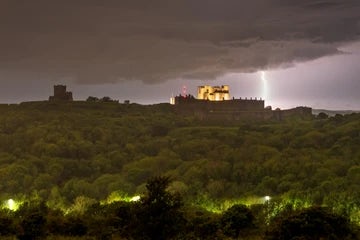 Dover Castle Lightning