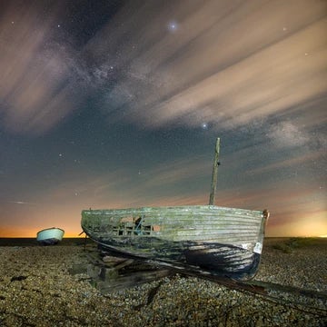 Lydd On Sea Jeniray, The Milky Way and Clouds.