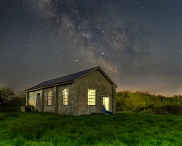 Chislet Pump House and The Milky Way