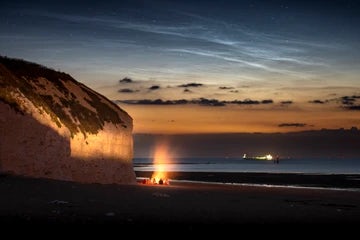 Botany Bay Noctilucent Clouds and Fire