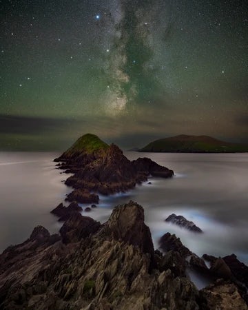 Ireland Dunmore Point Milky Way 